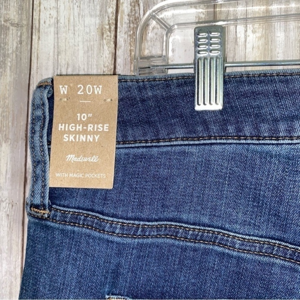 NWT Madewell 10" High Rise Skinny With Magic Pockets - Picture 7 of 8